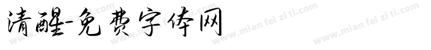 清醒字体转换