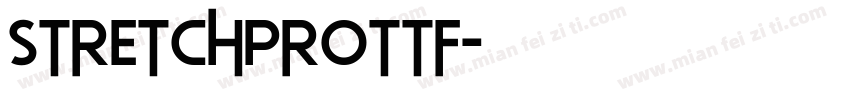 StretchProttf字体转换