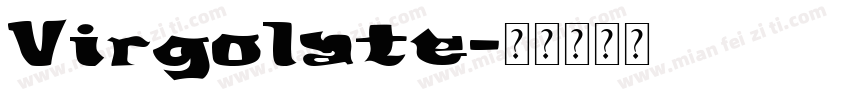 Virgolate字体转换