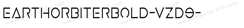 EarthOrbiterBold-vzD9字体转换