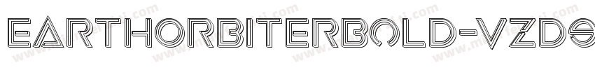 EarthOrbiterBold-vzD9字体转换