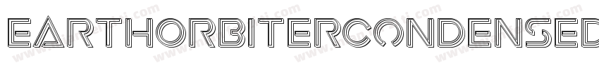 EarthOrbiterCondensedItalic-1WJ0字体转换