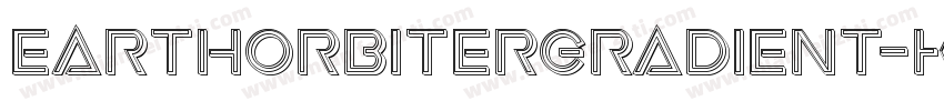 EarthOrbiterGradient-Km9W字体转换