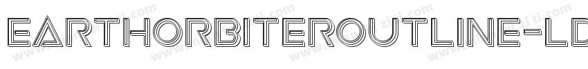 EarthOrbiterOutline-Ld0y字体转换