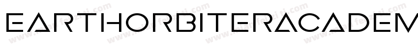 EarthOrbiterAcademy-KmgX字体转换