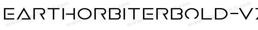 EarthOrbiterBold-vzD9字体转换