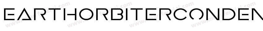 EarthOrbiterCondensedItalic-1WJ0字体转换