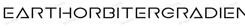 EarthOrbiterGradientItalic-2aAW字体转换