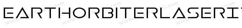 EarthOrbiterLaserItalic-dzml字体转换