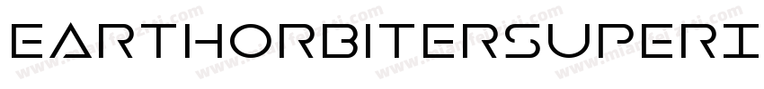 EarthOrbiterSuperItalic-0eAr字体转换