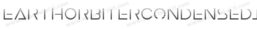 EarthOrbiterCondensedItalic-1WJ0字体转换