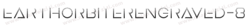 EarthOrbiterEngraved-8p1M字体转换
