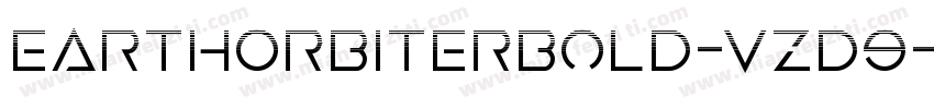 EarthOrbiterBold-vzD9字体转换