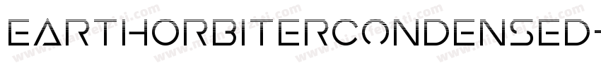 EarthOrbiterCondensed-nzeV字体转换