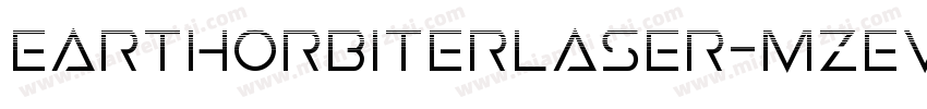 EarthOrbiterLaser-mzeV字体转换