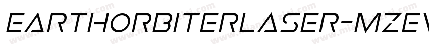 EarthOrbiterLaser-mzeV字体转换