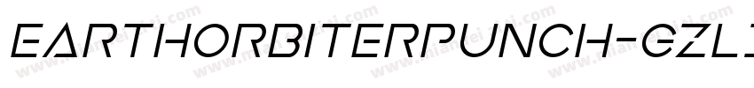 EarthOrbiterPunch-gzL3字体转换