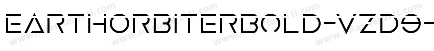 EarthOrbiterBold-vzD9字体转换