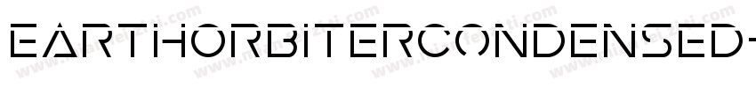 EarthOrbiterCondensed-nzeV字体转换