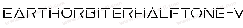 EarthOrbiterHalftone-vzlZ字体转换
