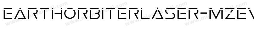 EarthOrbiterLaser-mzeV字体转换