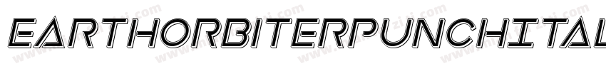 EarthOrbiterPunchItalic-ozaq字体转换