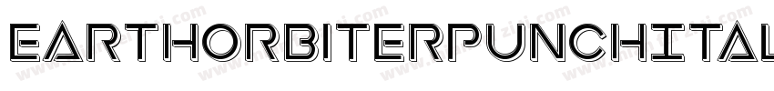 EarthOrbiterPunchItalic-ozaq字体转换