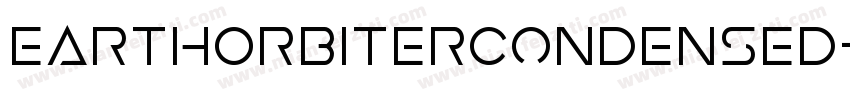 EarthOrbiterCondensed-nzeV字体转换