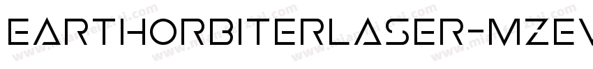 EarthOrbiterLaser-mzeV字体转换