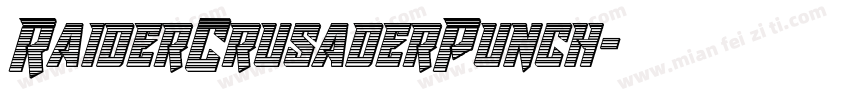 RaiderCrusaderPunch字体转换
