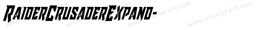 RaiderCrusaderExpand字体转换