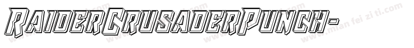 RaiderCrusaderPunch字体转换