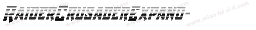 RaiderCrusaderExpand字体转换