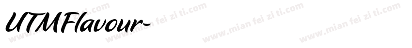 UTMFlavour字体转换
