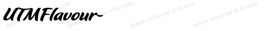 UTMFlavour字体转换