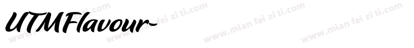 UTMFlavour字体转换