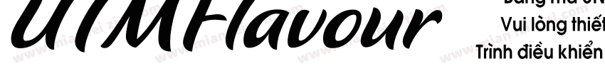 UTMFlavour字体转换