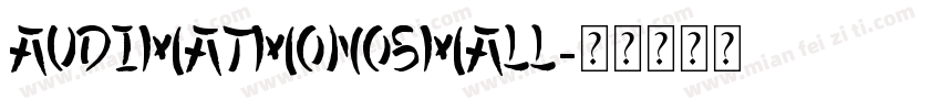 audimatmonosmall字体转换