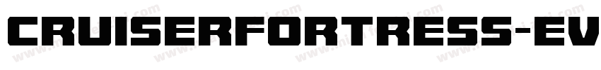 CruiserFortress-EvxW字体转换