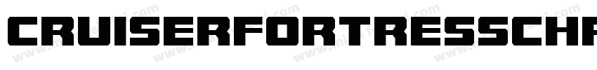 CruiserFortressChrome-pdPd字体转换