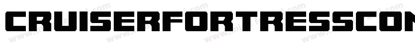 CruiserFortressCondenseItal-qPL1字体转换