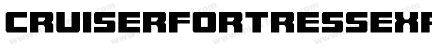 CruiserFortressExpanded-G9DO字体转换