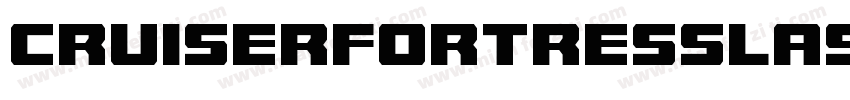 CruiserFortressLaserItalic-n7OY字体转换