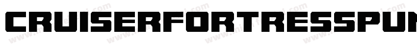 CruiserFortressPunchItalic-BM65字体转换