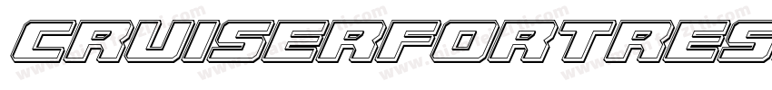 CruiserFortressEngravedItal-JPDm字体转换