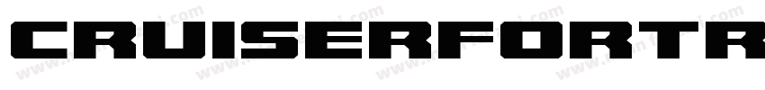 CruiserFortressCondenseItal-qPL1字体转换