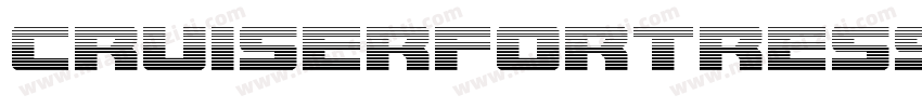 CruiserFortressGradient-za2X字体转换
