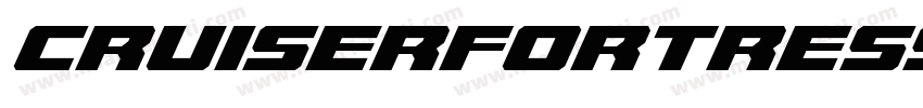 CruiserFortressPunch-RWD3字体转换