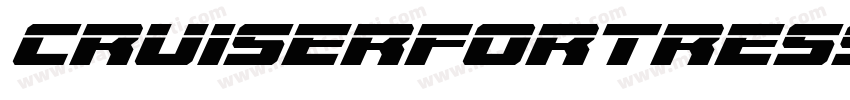 CruiserFortressLaserItalic-n7OY字体转换