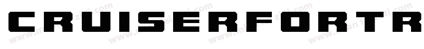 CruiserFortressTitleItalic-Mgqr字体转换